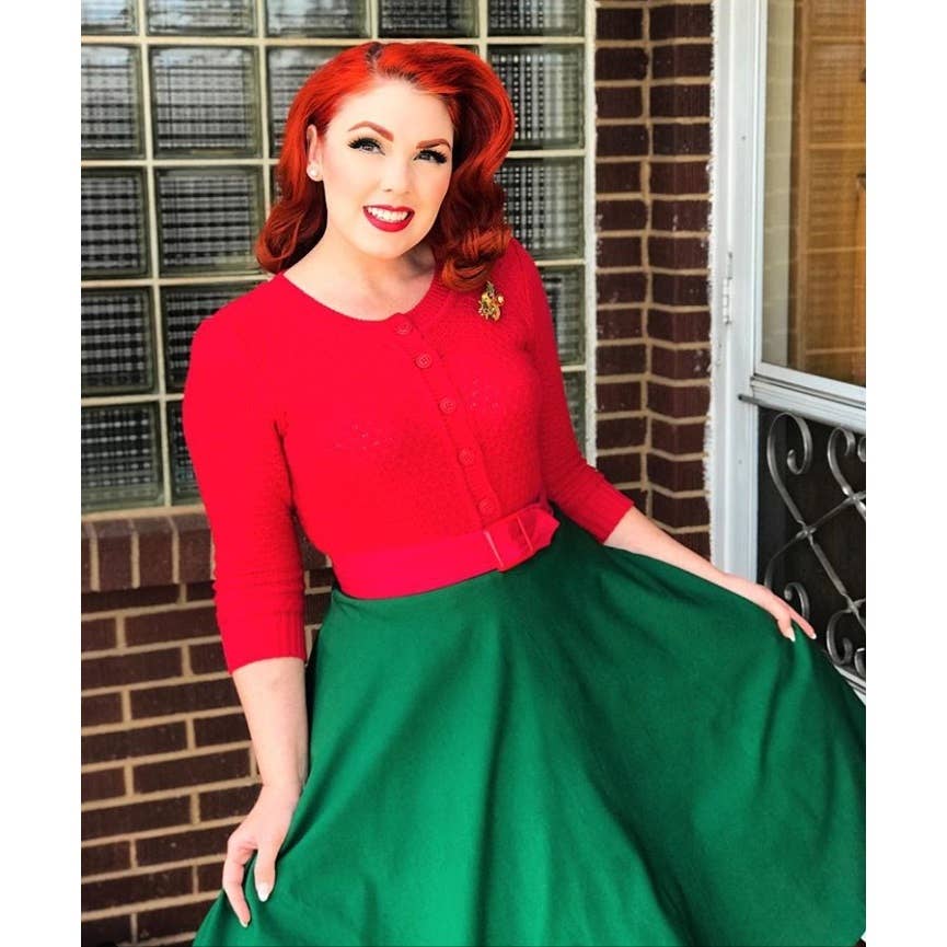 Mak – Engroshandel Cardigan - Dame – Mak 3/4-ærmet kort strikket cardigan med rund hals MK3514138