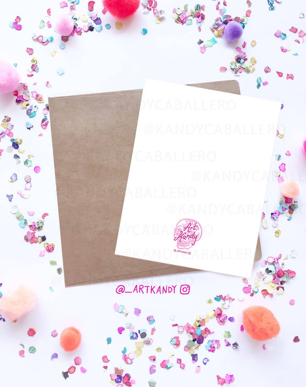 ArtKandy - Wholesale Love Card - Bad Bunny Te Amo Card1