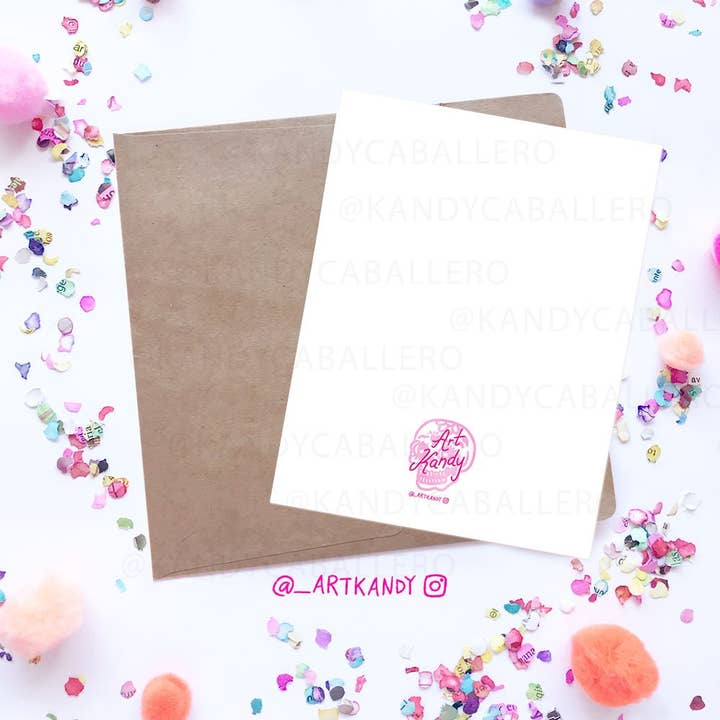 ArtKandy - Wholesale Love Card - Bad Bunny Te Amo Card1