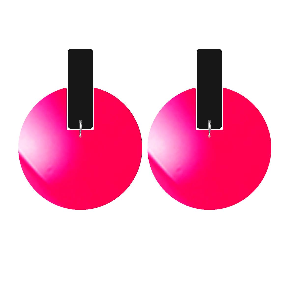 ALEX+SVET - Wholesale Dangle Earrings - ANITA LG "hoop" acrylic earrings LUSH GLOW line7