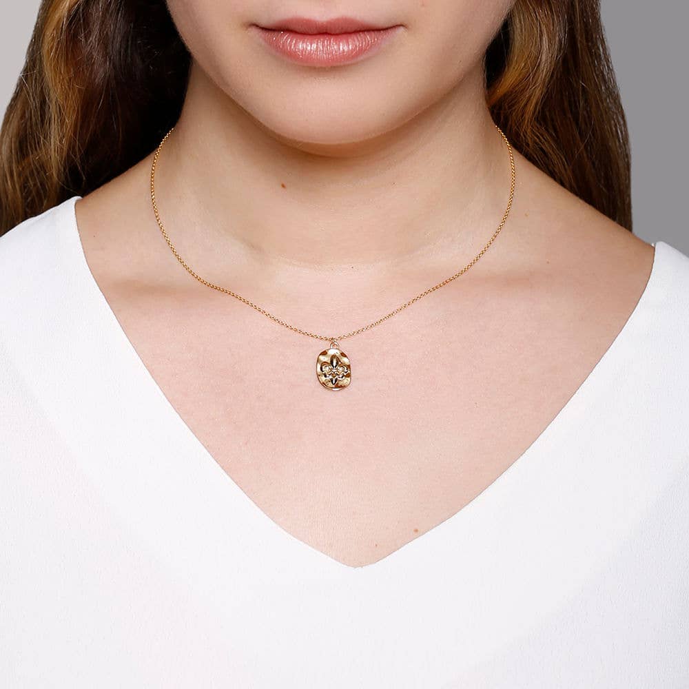 Morana - Vente Colliers à pendentif - Collier pendentif fleur de lys2