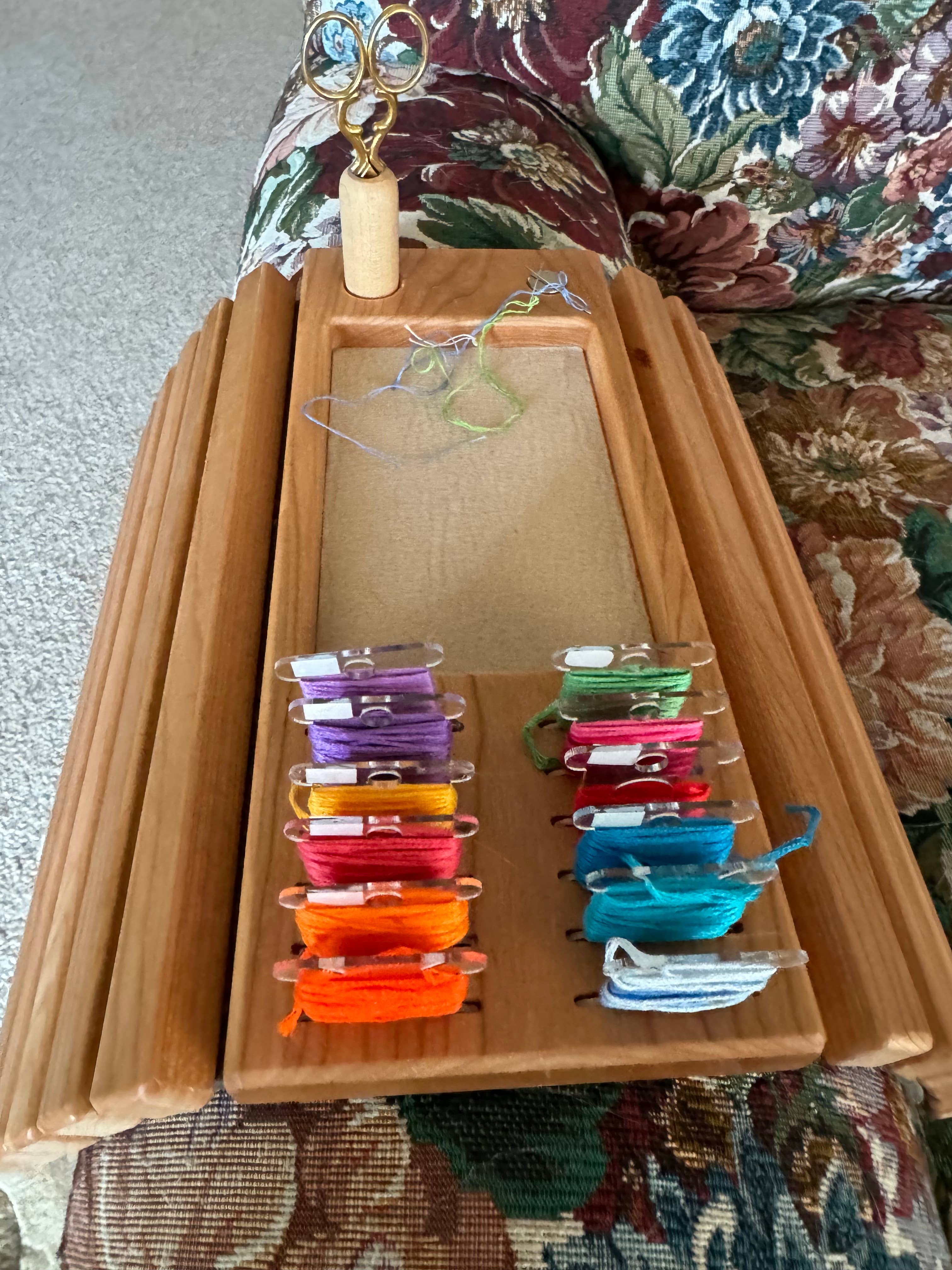 J&K Canfield Creations - Wholesale Craft Supplies - Arm Tray for Sewing, Sofa Tray for Sewing, Needlework 1