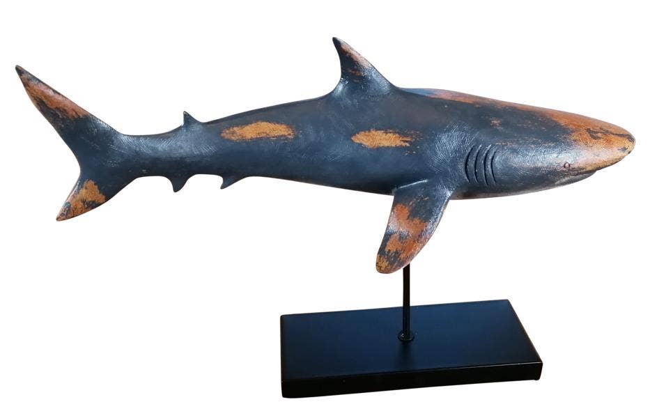 Michael & Philipp Noll e. K. - Wholesale Decorative Figurine - Shark Figure Statue XXL 59x24x38.5 cm9