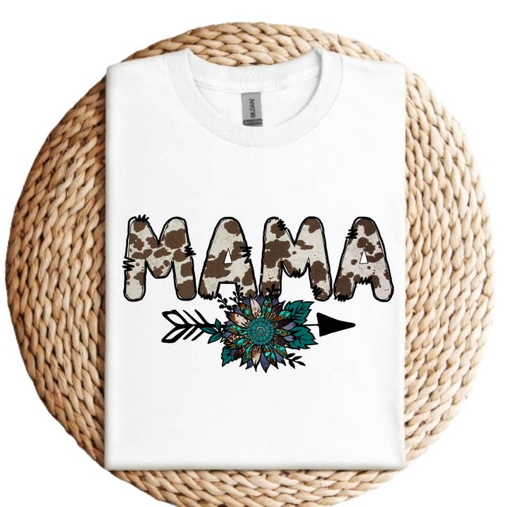 Western Mama Women's Graphic Tee for wholesale by Mama and Littles Apparel
