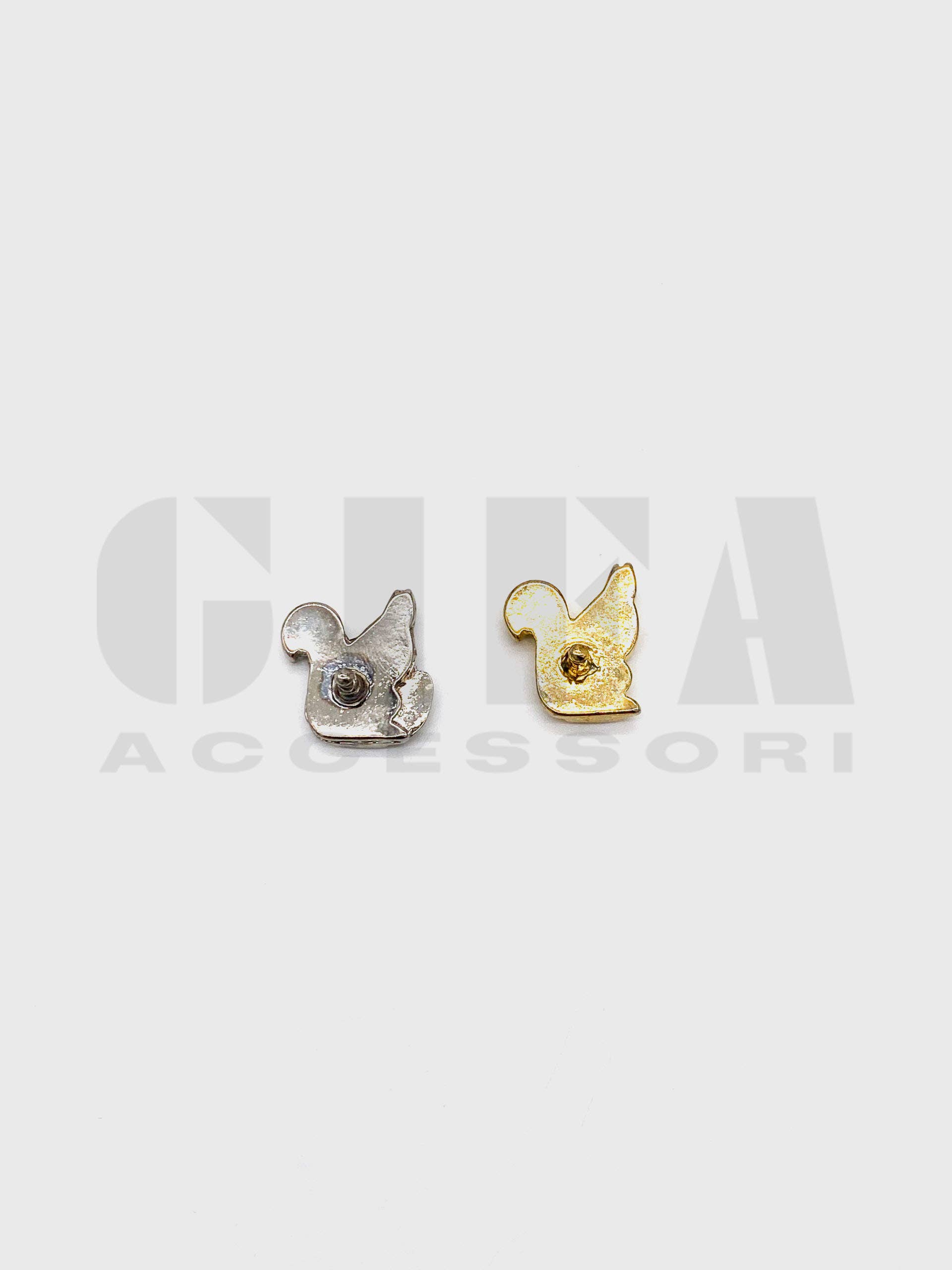 Gifa Accessori - Wholesale Brooch - Squirrel hollowed cap for rhinestones with rivet2