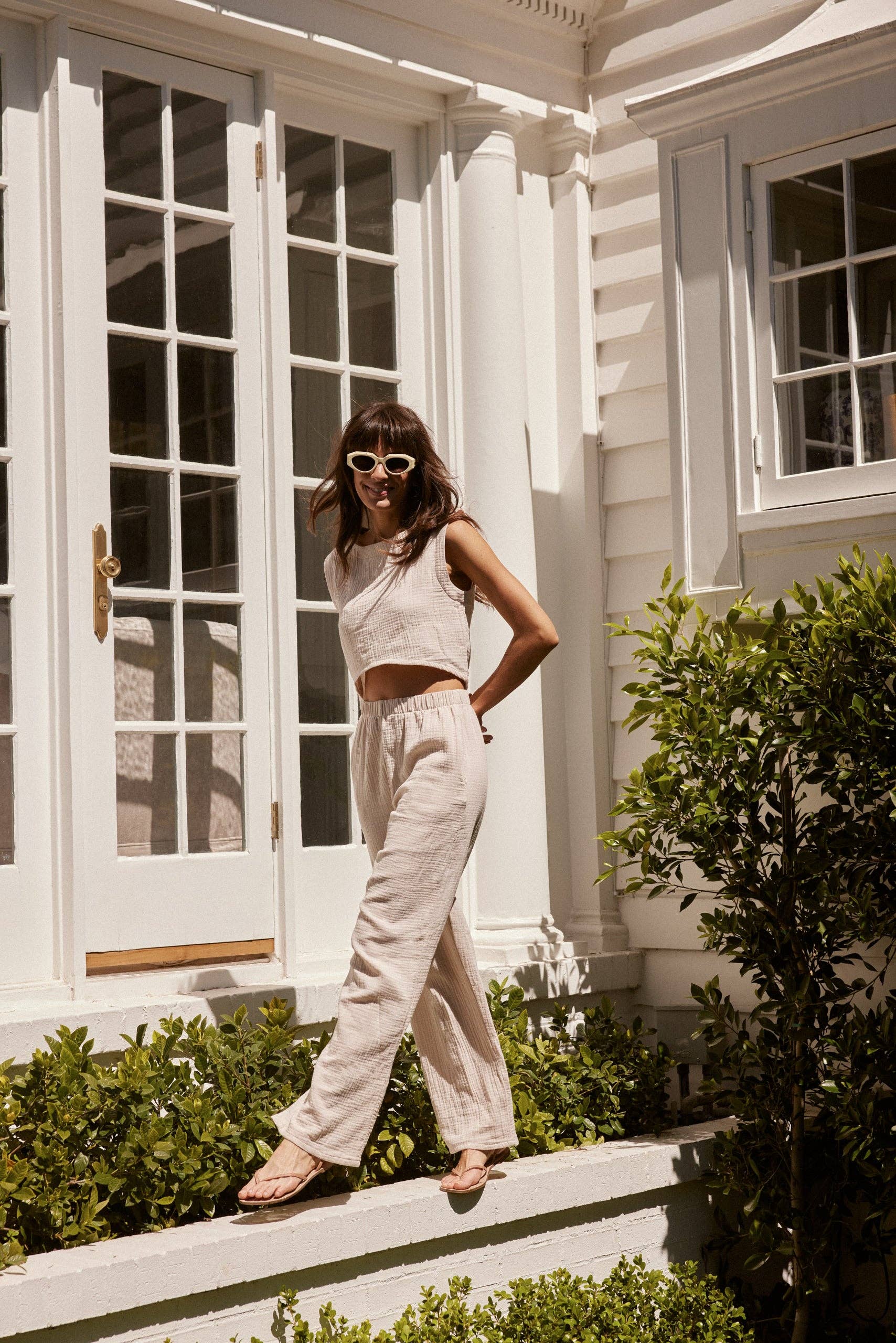 Beige Olga Bukser - Beige for engroshandel på Faire1