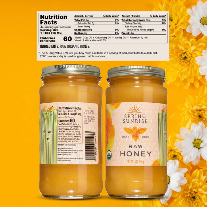 Spring Sunrise Natural Foods - Wholesale Honey - Raw Organic Honey