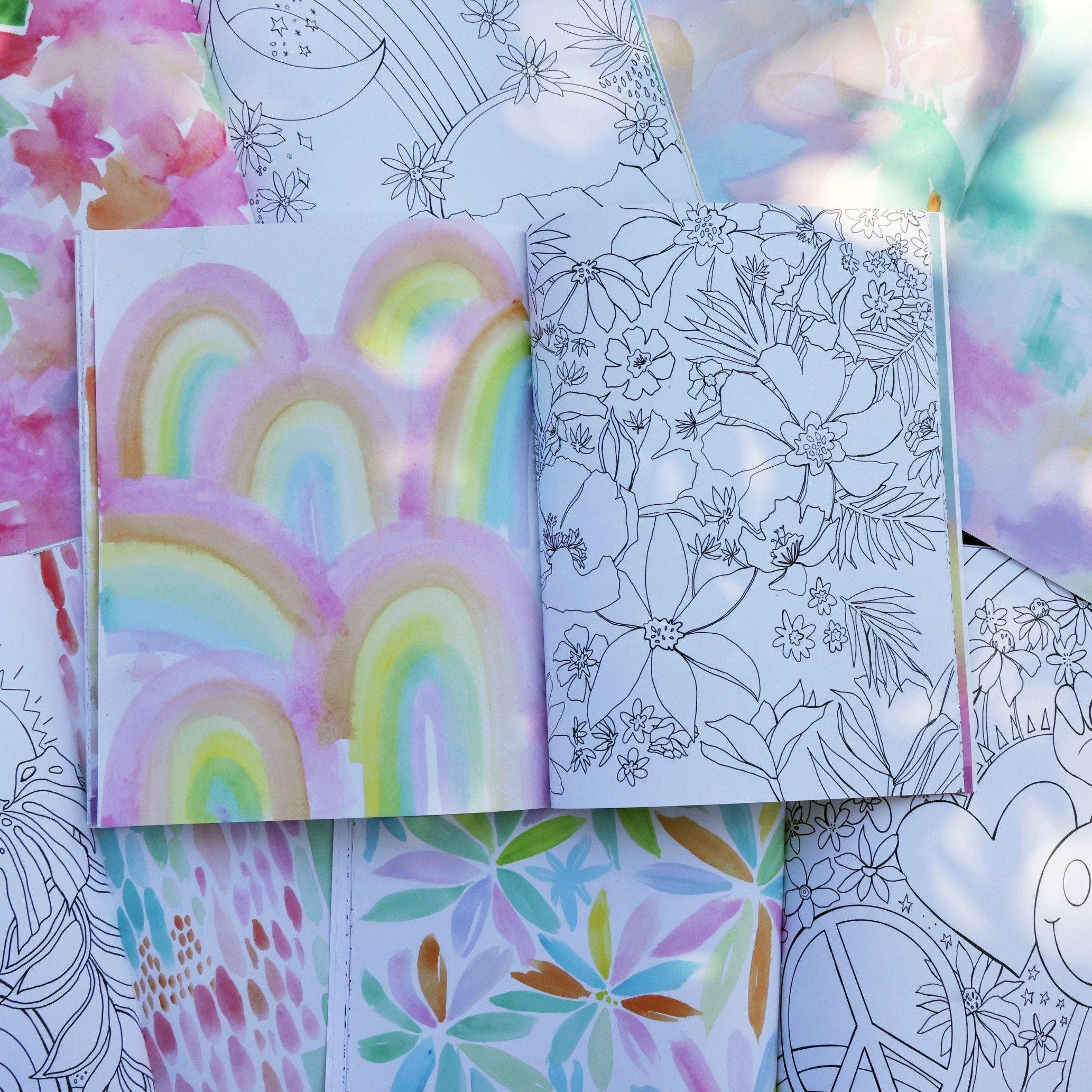 Lauren Roth Art - Wholesale Coloring & Activity Book - Adult - Coloring JOY Reverse Coloring Book3