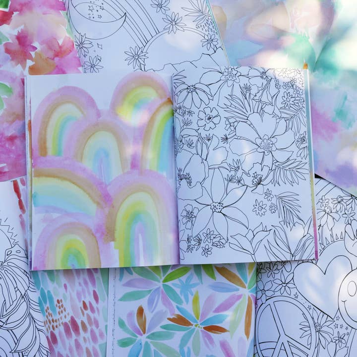 Lauren Roth Art - Wholesale Coloring & Activity Book - Adult - Coloring JOY Reverse Coloring Book3