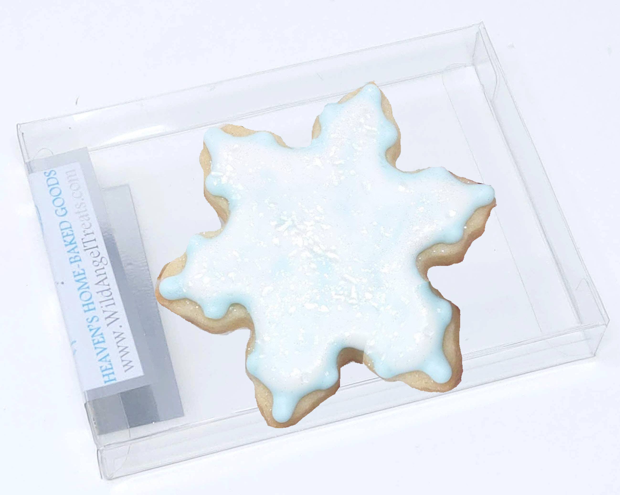 Wild Angel Treats, LLC - Wholesale Cookie - Christmas Snowflake Royal Icing Cookies2
