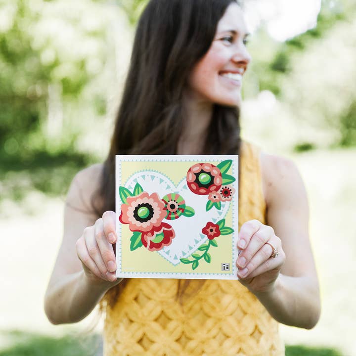 Elle Crée (She Creates) - Wholesale DIY Craft Kit - From ME to You Mary Engelbreit MINI Paint-by-Number Kit