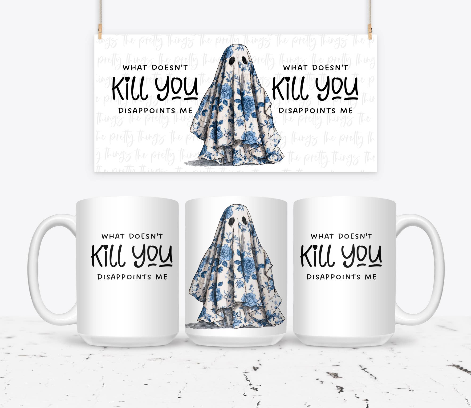 The Pretty Things - Wholesale Coffee Mug - What Doesn't Kill You Disappoints Me