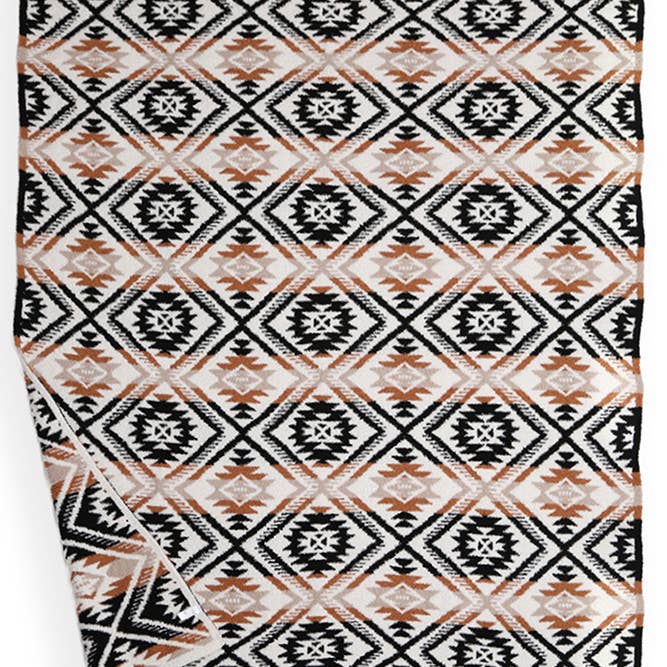 Hana - Vendita all'ingrosso Plaid - Coperta invernale reversibile con motivo tribale