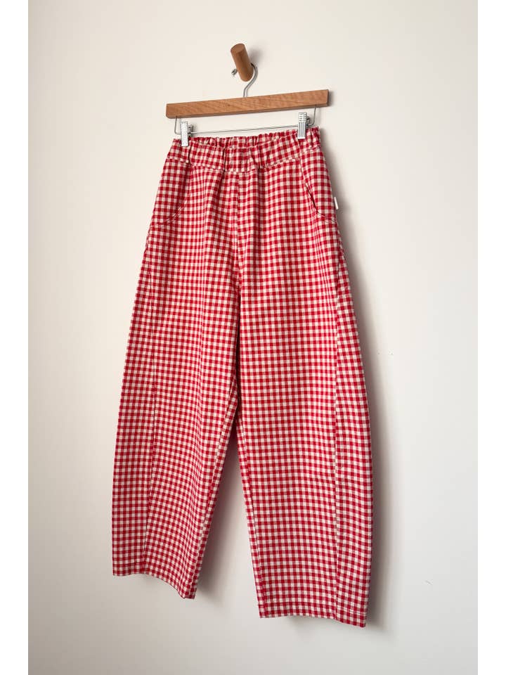 Le Bon Shoppe - Wholesale Pants – Women's - Gingham Arc Pants (2S-2M-2L)