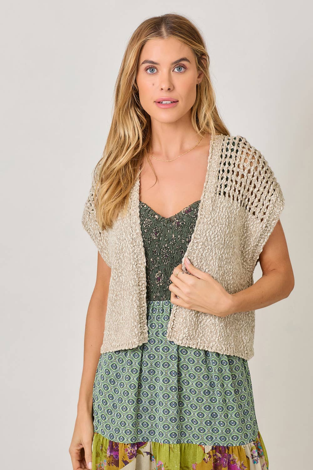 Mystree - Vendita all'ingrosso Cardigan - Donna - Cardigan Aperto in Maglia 6107517