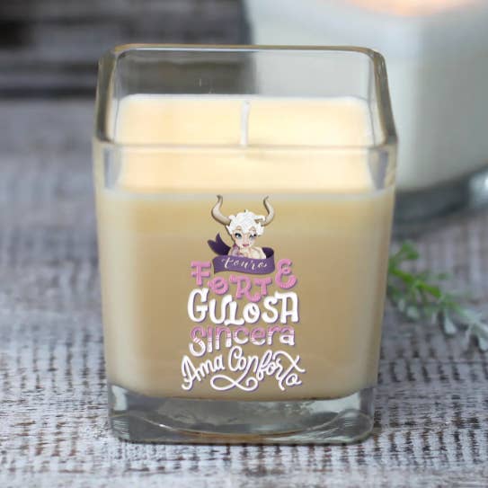 Bougie en cire de soja Signe Taureau pour la vente par Charmy Gift Store