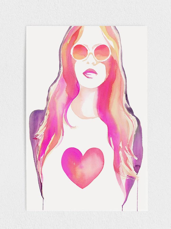 AMORE - STAMPA SU CARTA per la vendita all'ingrosso da parte di Art of Marina