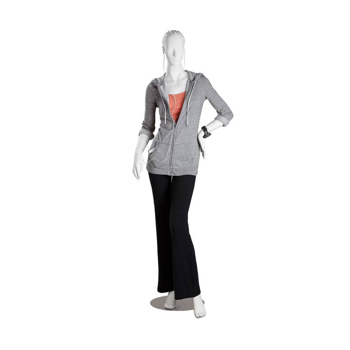 Store Supply Warehouse - Wholesale Mannequin - Female Cameo Fiberglass Mannequin White Chrome