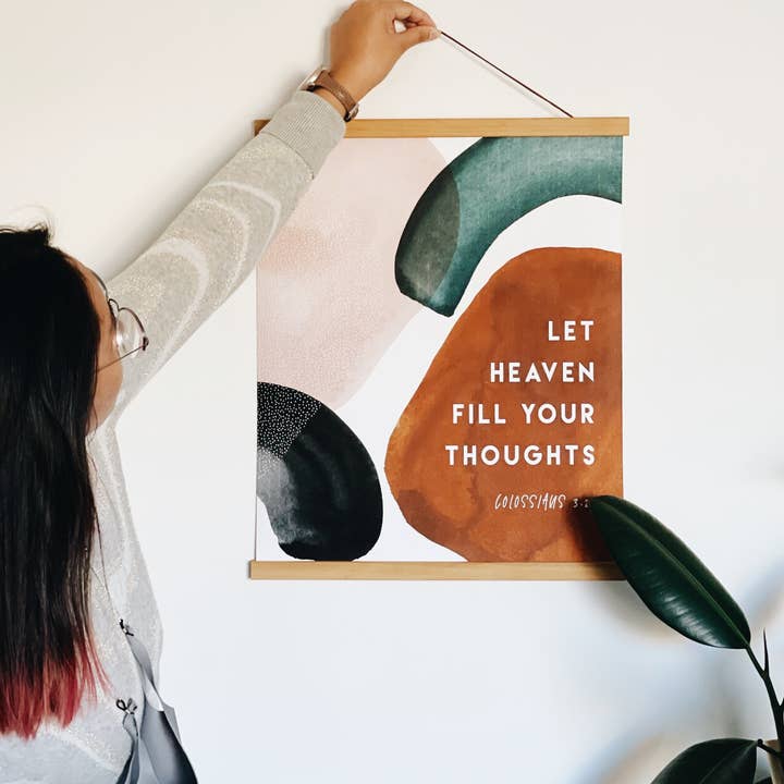 DEIXE O CÉU PREENCHER SEUS PENSAMENTOS - O PÔSTER DO OÁSIS por atacado de Prone To Wander LA