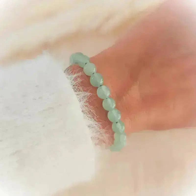 L'Atelier d'Eva - Wholesale Beaded Bracelet - Aventurine Bracelet - Love, Patience, Luck0
