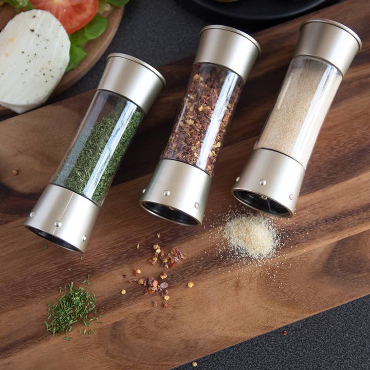 Fox Run Brands - Wholesale Spice Rack - KitchenArt Elite Auto-Measure Spice Rack and Carousel,8 Jars2