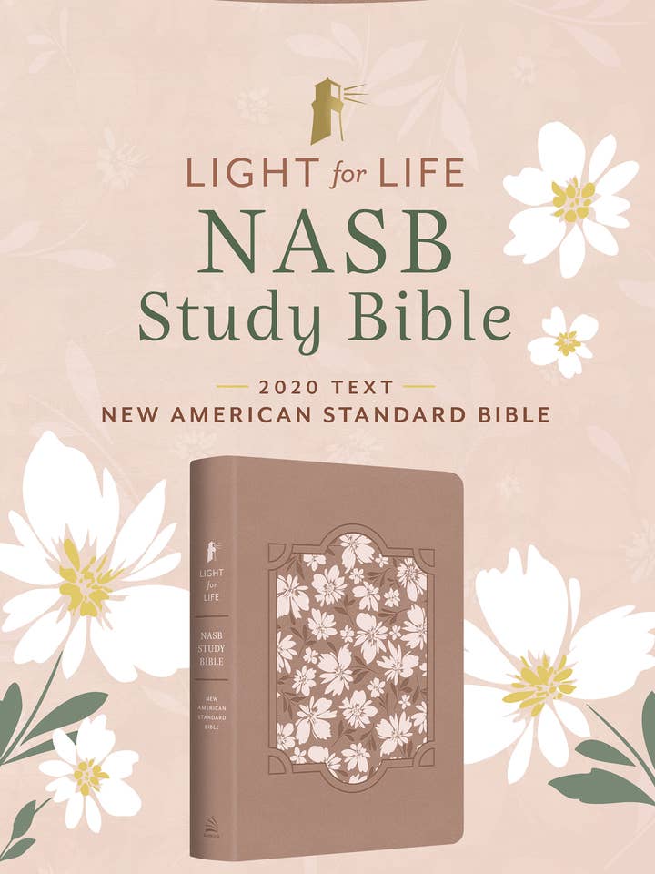 Light for Life NASB Study Bible (Blush Bouquet) for wholesale by Barbour Publishing, Inc.
