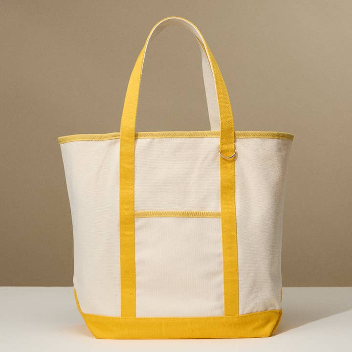 Lilla Haven - Wholesale Tote Bag - Women's - Ecofriendly Basic Cotton Canvas Everywhere Carry Tote Bag with Charm Holder25