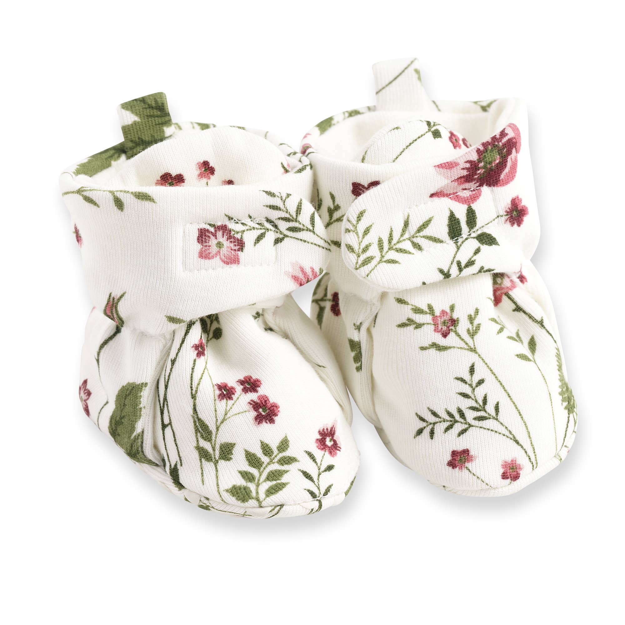 Tesa Babe - Wholesale Booties – Baby - Baby Girl's Pretty Petals Cotton Booties
