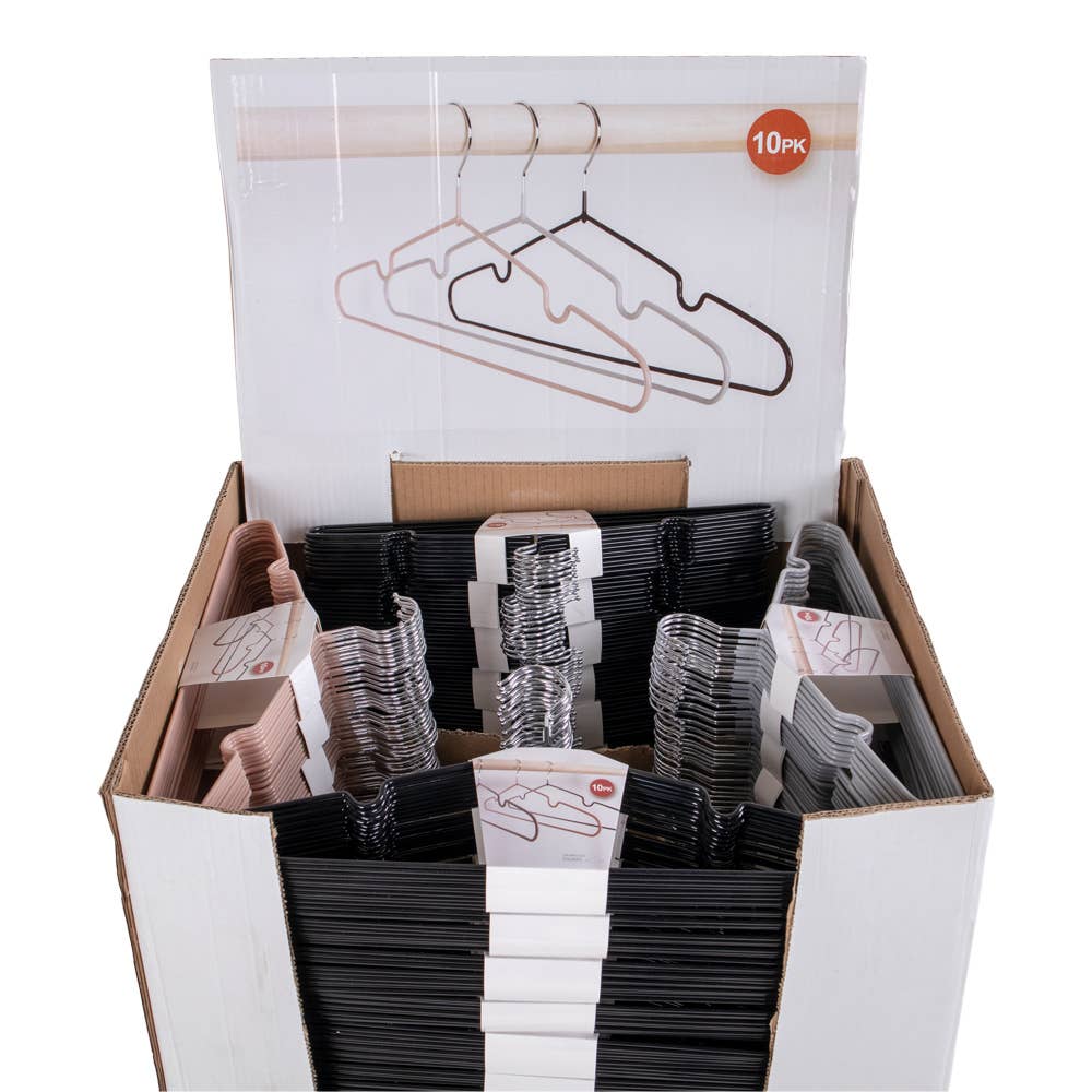 Black Grey Rose Massa Hangers Display Metal hangers\n80 sets for wholesale on Faire2