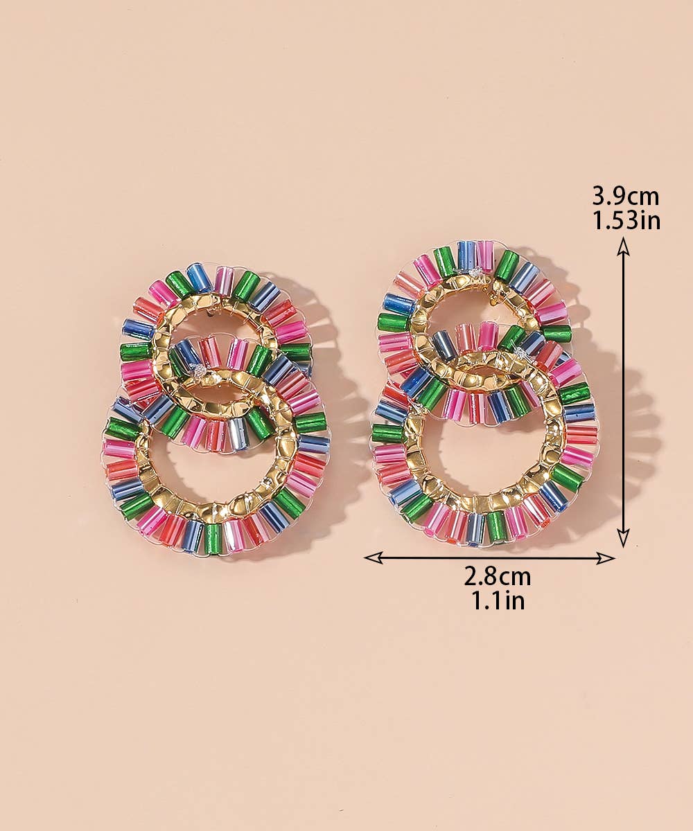 Blossom bijoux - Wholesale Dangle Earrings - Stud earrings 25AHBOL0298