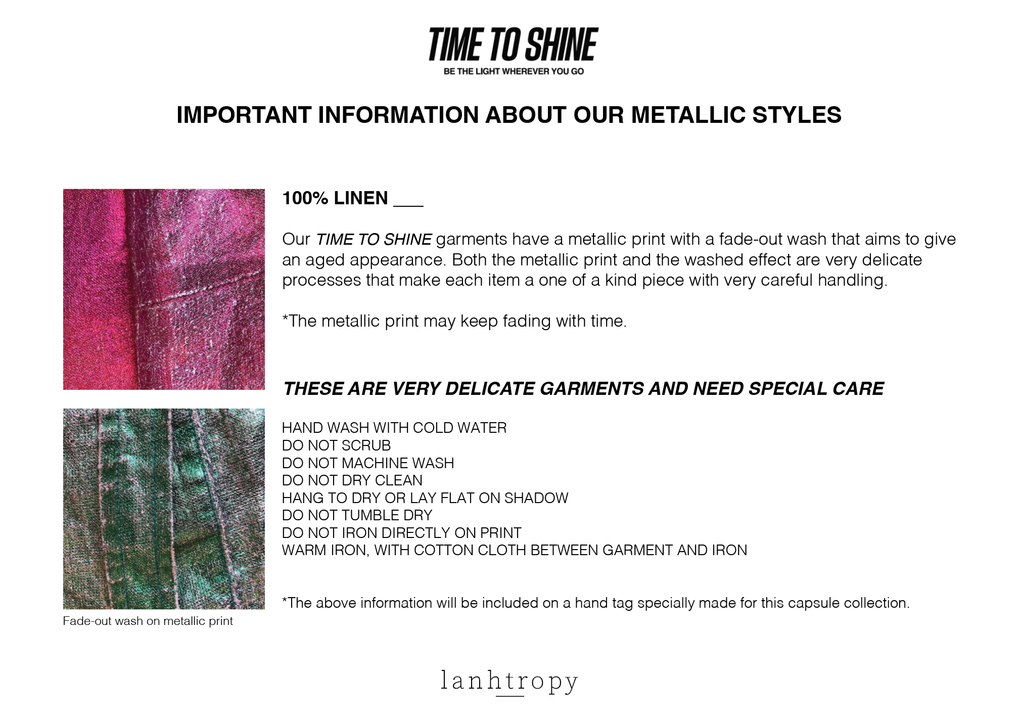 Guld Frida Metallic Hør Shorts - Guld for engroshandel på Faire9