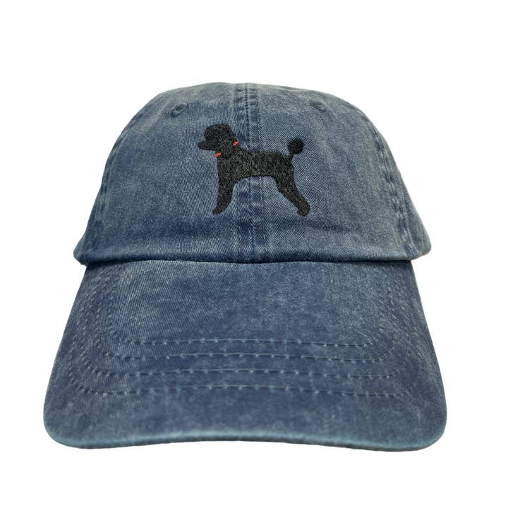 Poodle, Black, Dog Breed Baseball Cap for wholesale by Tug Tees