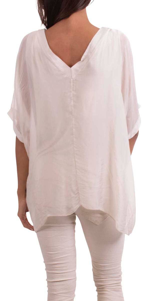 Gigi Moda - Wholesale Blouse - Women's - V-Neck Short Sleeve Blouse11
