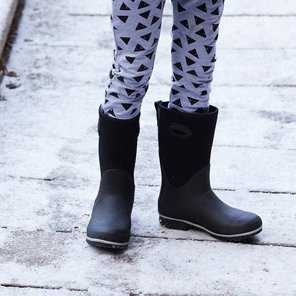 Kids Youth Neoprene Cold Weather Boot - Black for wholesale on Faire10