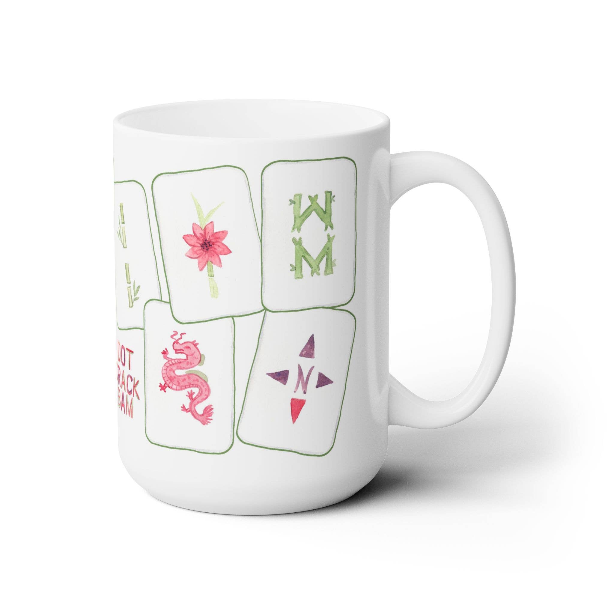 The Muddy Dog - Wholesale Coffee Mug - Let's Mahjong! Ceramic Mug