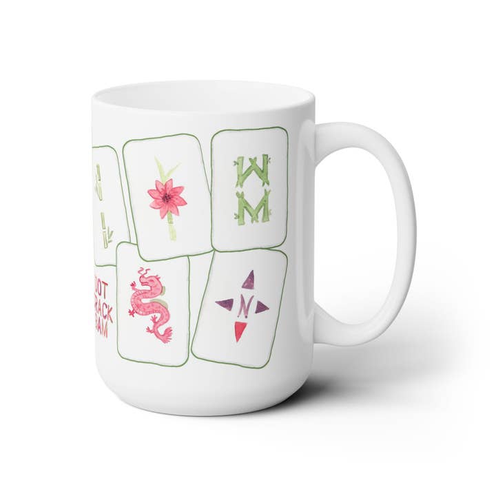 The Muddy Dog - Wholesale Coffee Mug - Let's Mahjong! Ceramic Mug