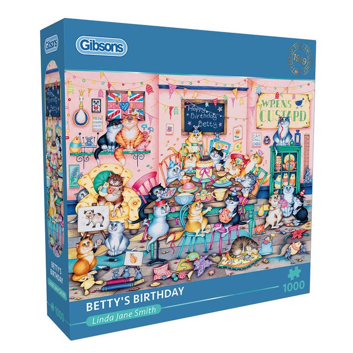 Betty's Birthday 1000 Piece Jigsaw Puzzle for wholesale by Gibsons Games Ltd