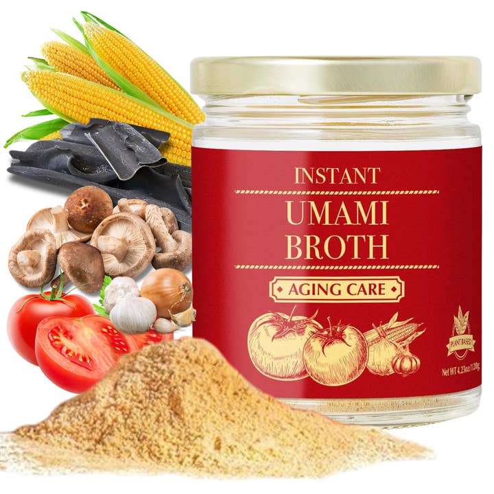 Instant Umami Broth Powder Aging Care 4.23oz (120g) for wholesale by Aki Foods Japan