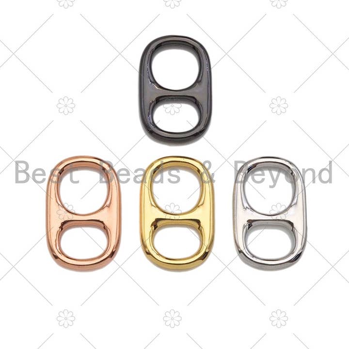 BestBeads&Beyond - Wholesale Individual Charm/Pendant - Soda Pop Tab Charm, Pull Tab, Soda Cap Charm, Gold/Rose gold/Silver/Gunmetal Soda Tab Pendant, Can Tab Charm, 14x22mm, sku#E526