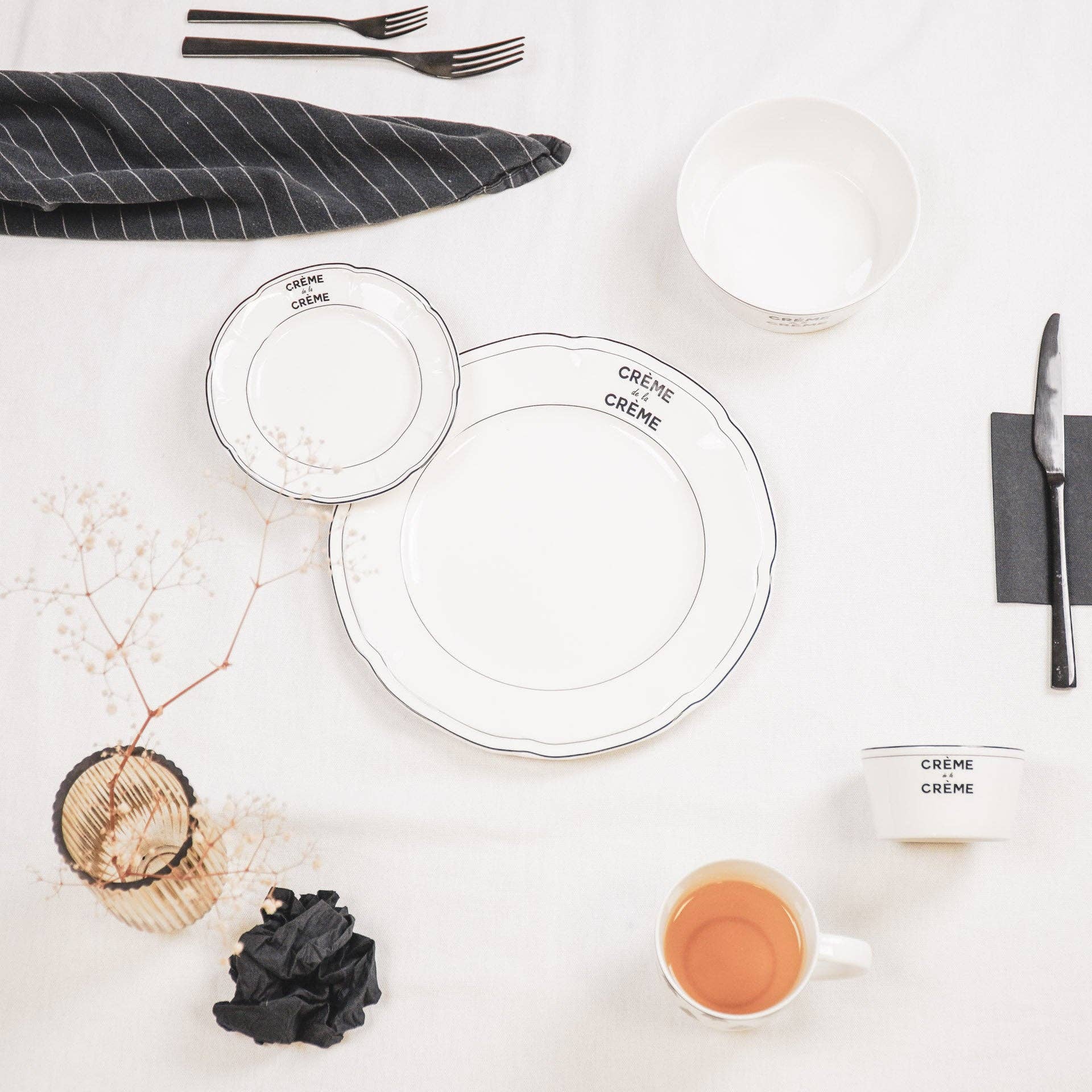 Housevitamin bv - Venta al por mayor Plato grande - Plato HV Crème de la Crème - 26x26x1,5 cm3