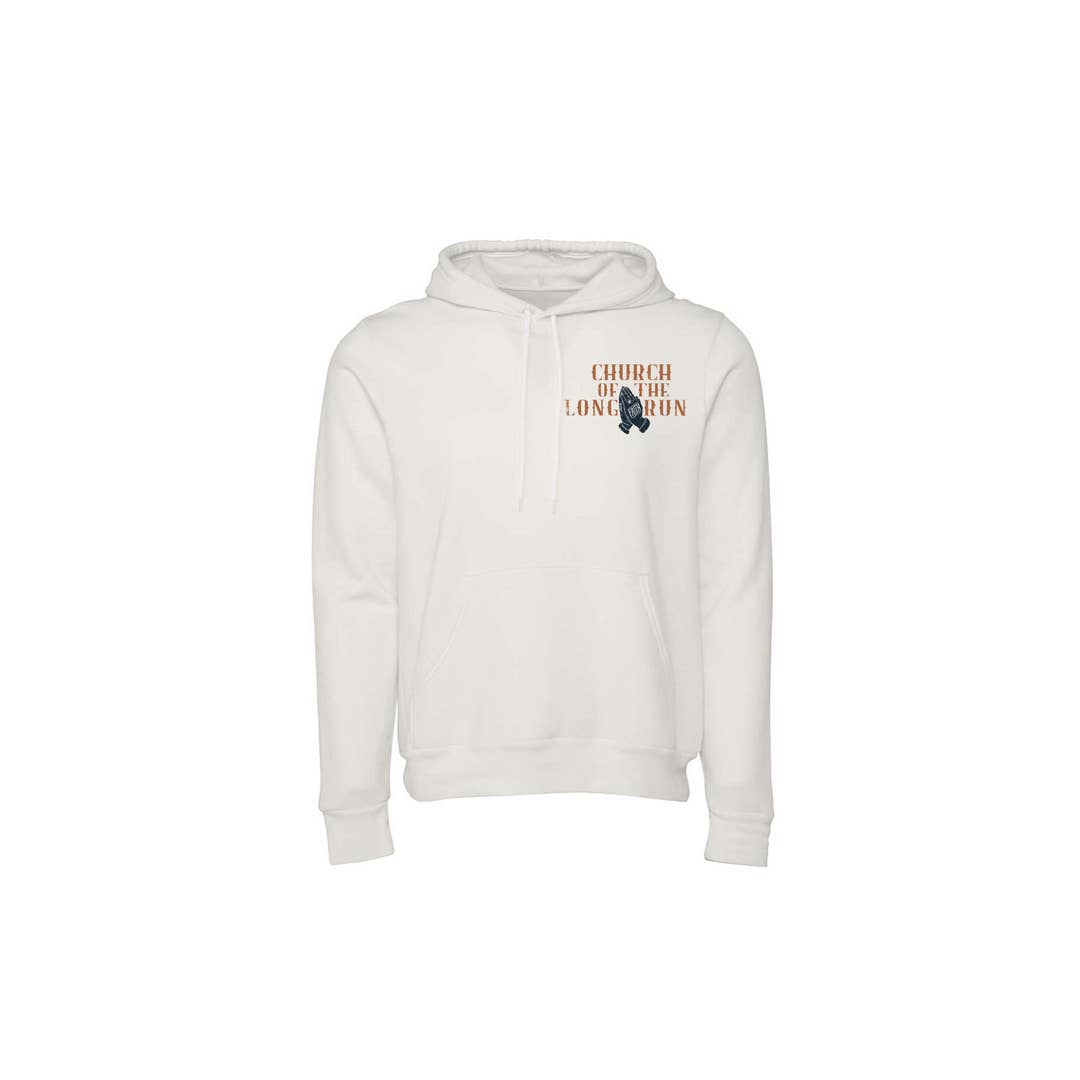 Church of the Long Run Hoodie for wholesale by Sarah Marie Running Co