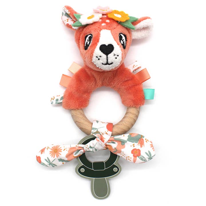 Sillicone Teething ring Melimelos the Deer for wholesale by Les Déglingos, France