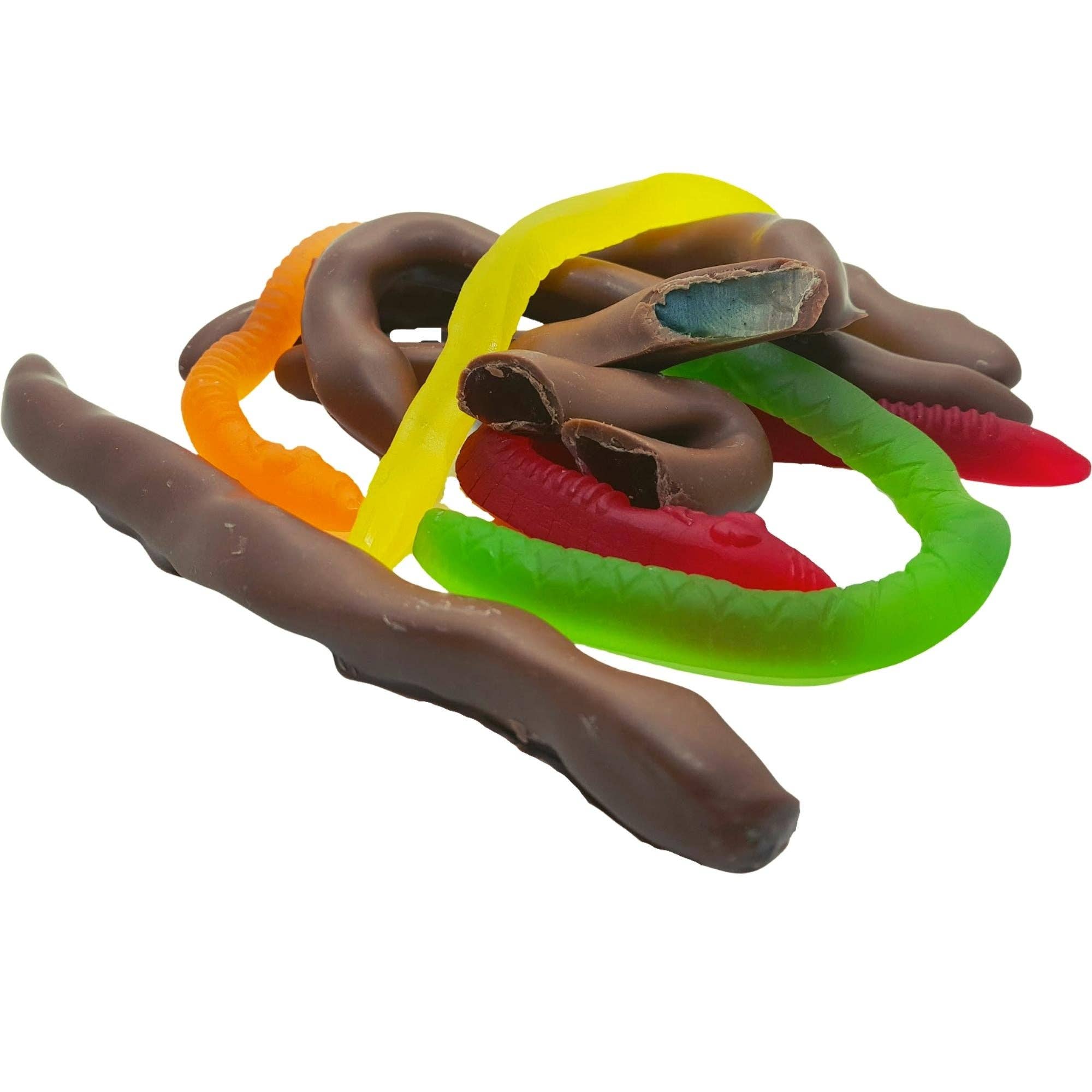 Poppy's Chocolate - Wholesale Chocolate-covered sweets - Milk Chocolate Coated Snakes 100g3