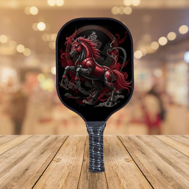 Horse - Chinese Zodiac - Pickleball Paddle for wholesale by The Mad Pickler