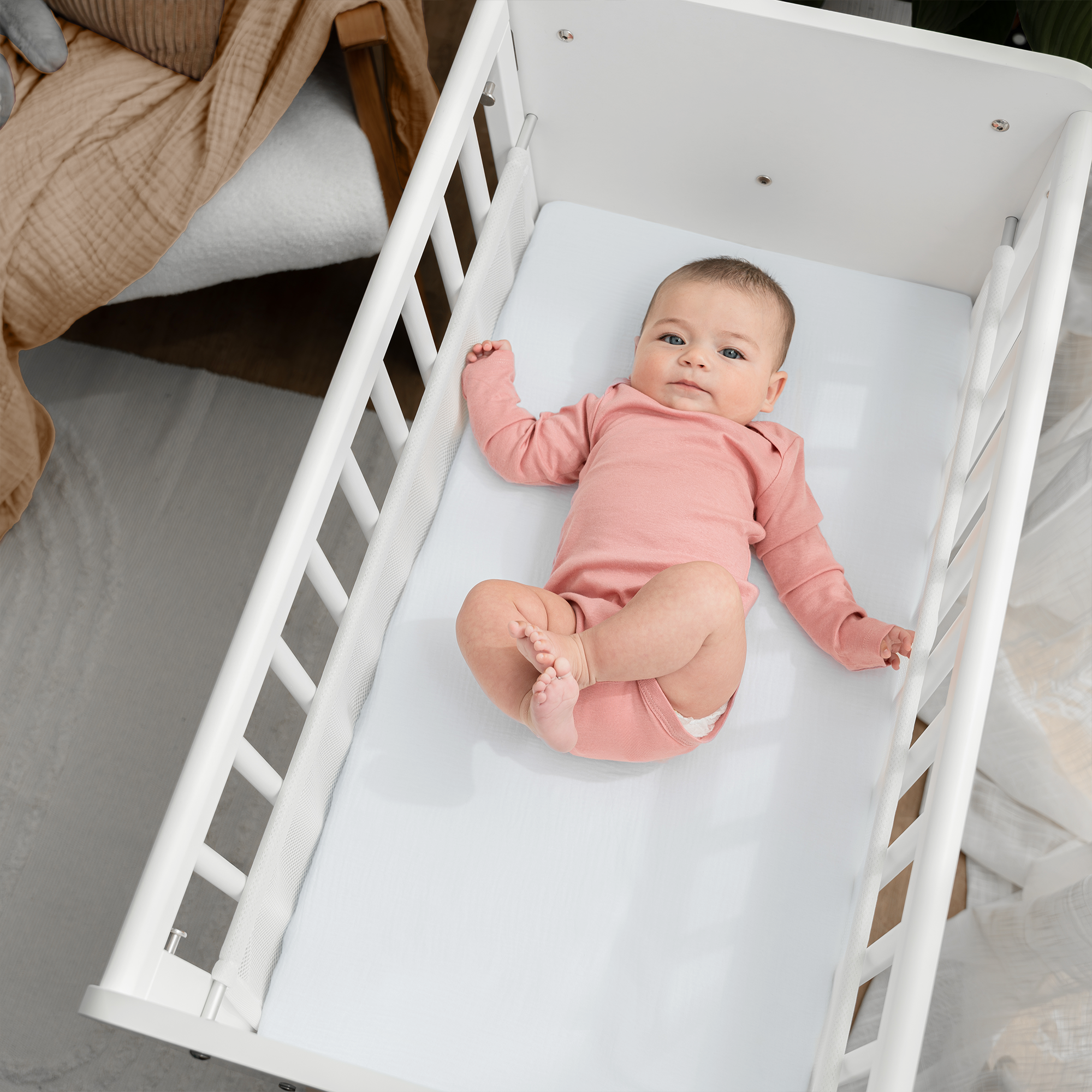 Comfy Cubs - Wholesale Cot/Crib Sheets - Muslin Bassinet Sheet, 100% Soft Cotton Fabric by Comfy Cubs31