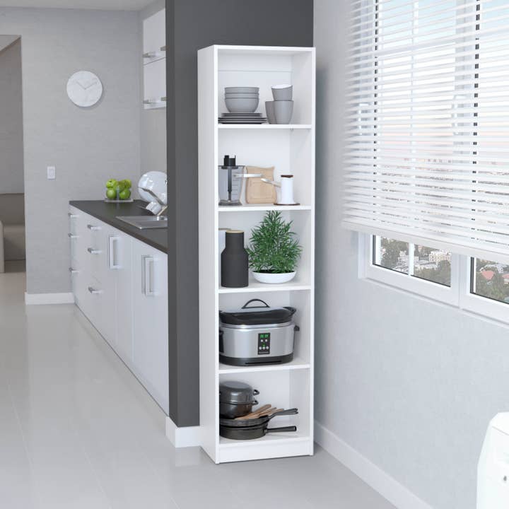 Blank Bibliothèque Home Xs à 5 étagères fines et design épuré en vente sur Faire3