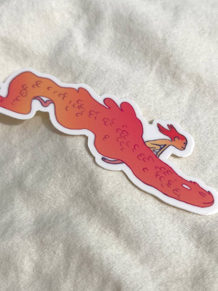 Dragon Girl Sticker for wholesale by Natalie Andrewson