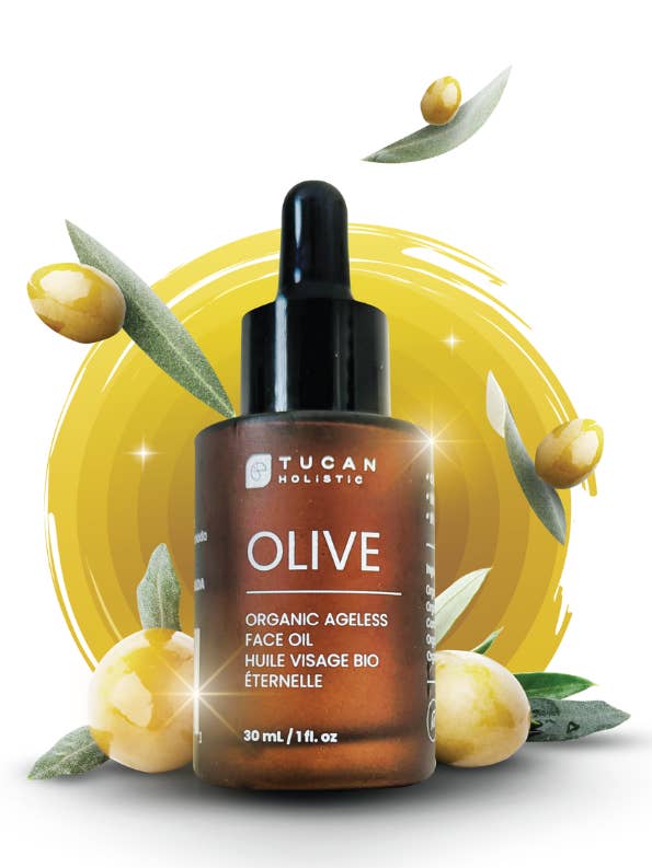 Olive - Huile Visage Jeunesse Bio – 30 ml pour la vente par Tucan Holistic