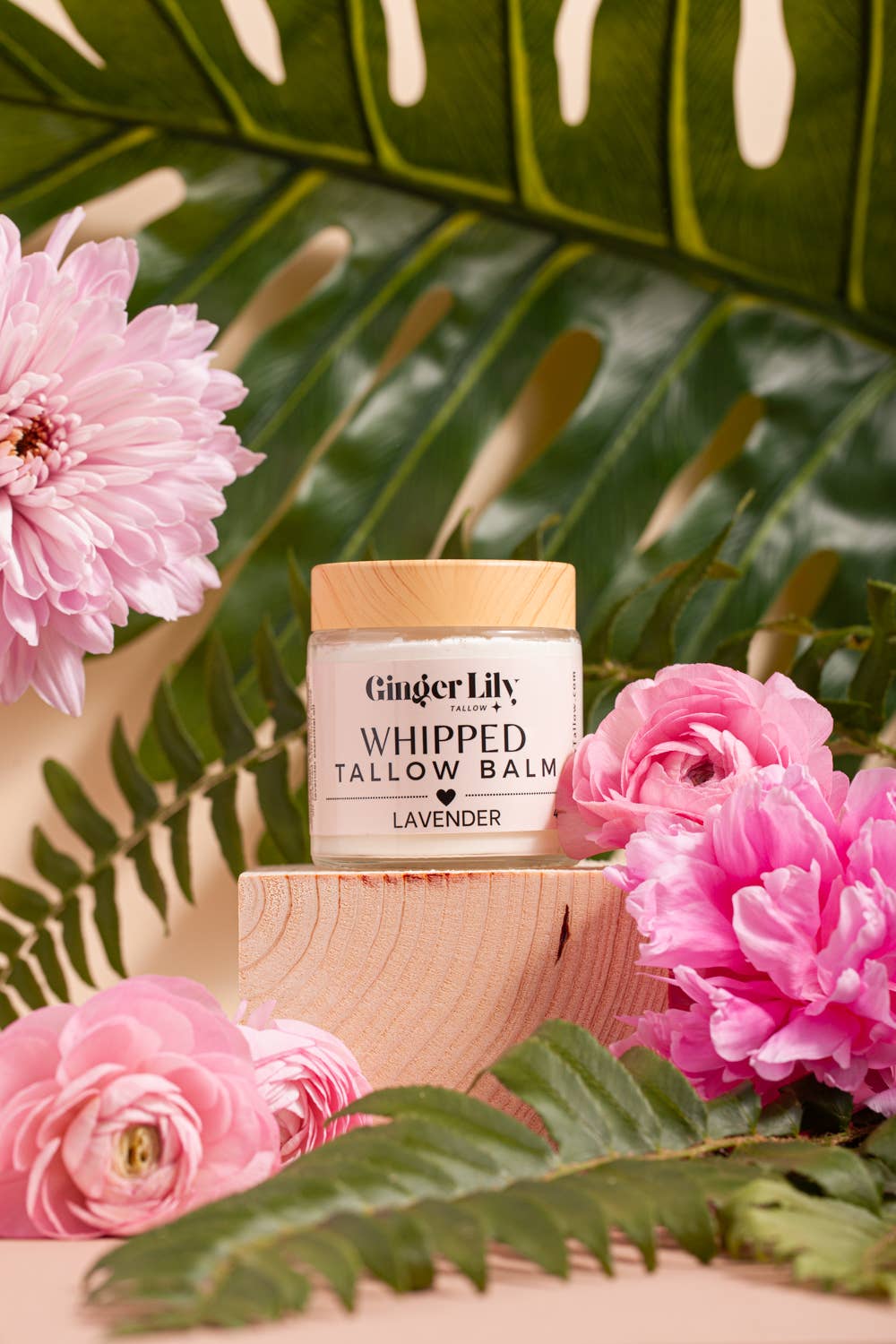 Ginger Lily Tallow - Wholesale Body balm/butter - Whipped Tallow Balm - with organic grass fed+finished tallow3
