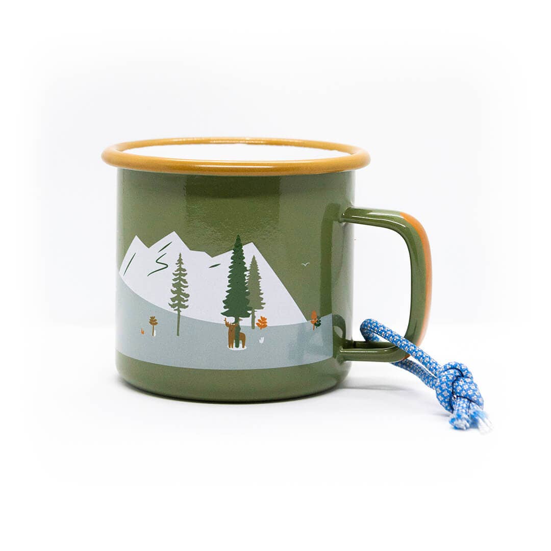 Roadtyping - Wholesale Coffee Mug - Enamel mug - Outdoor3